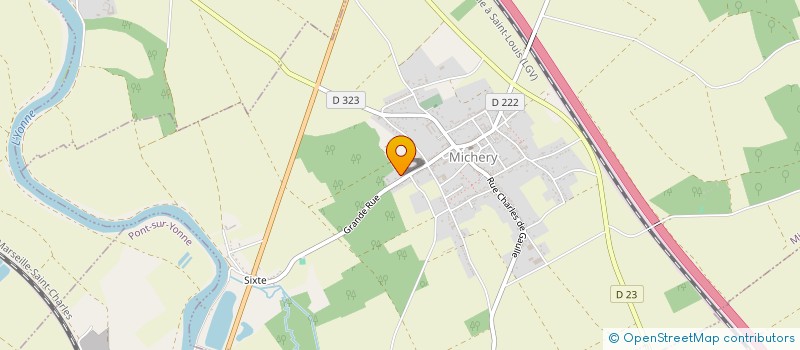 localisation de l'entreprise SCI LES CHENEVIERES  MICHERY