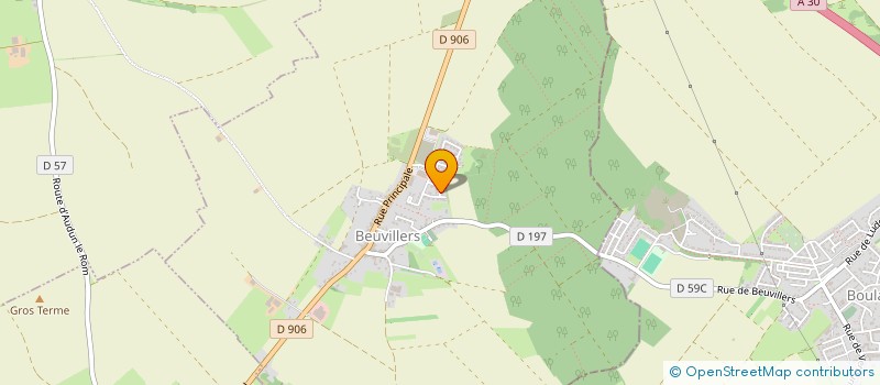 localisation de l'entreprise SCI LES CHENEVIERES  BEUVILLERS