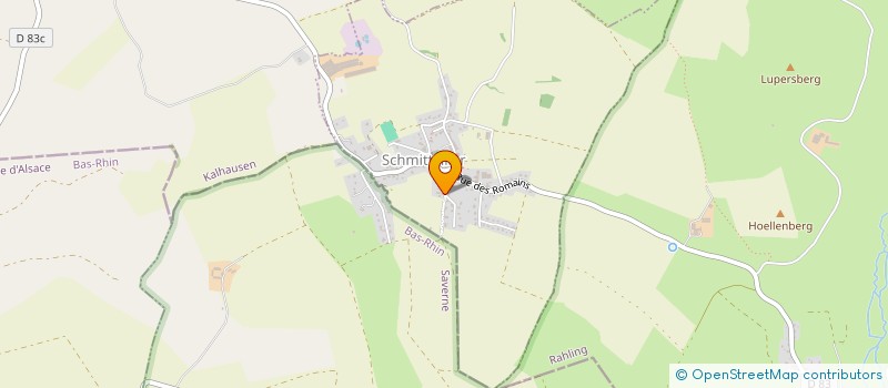 localisation de l'entreprise SCI LES CHERRY  SCHMITTVILLER