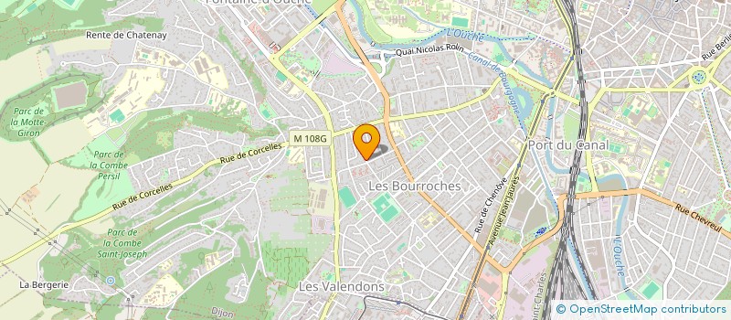 localisation de l'entreprise SCI LES CHERRYS à DIJON