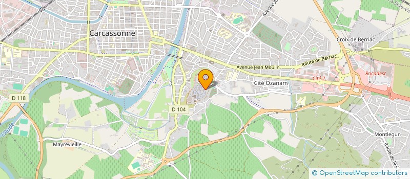 localisation de l'entreprise SCI LES CHEVALIERS à CARCASSONNE