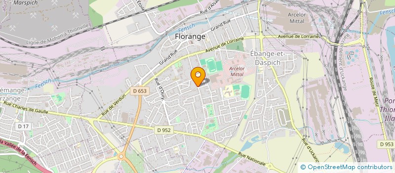 localisation de l'entreprise SCI LES CHEVALIERS  FLORANGE