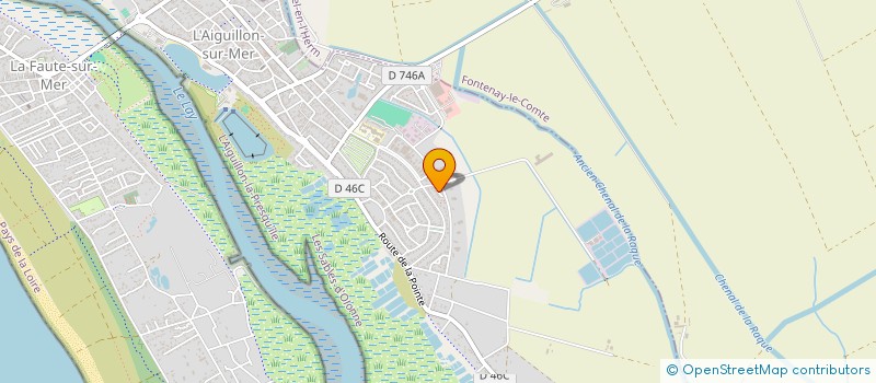 localisation de l'entreprise SCI LES CHEVALIERS  L'AIGUILLON-LA-PRESQU'ILE