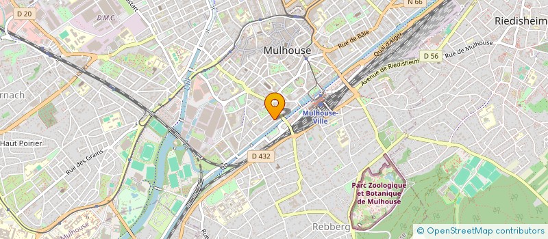 localisation de l'entreprise SCI LES CHEVALLIERS  MULHOUSE