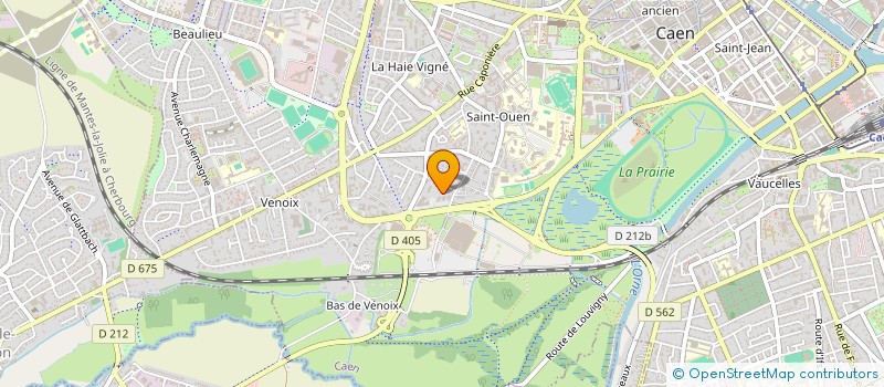 localisation de l'entreprise SCI LES CHEVAUX DE FEU  CAEN