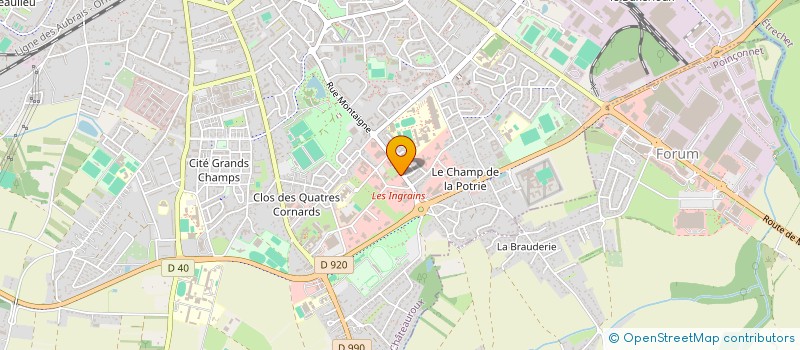 localisation de l'entreprise SCI LES CHEVREFEUILLES à CHATEAUROUX
