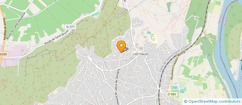 localisation de l'entreprise SCI LES CHEVRES  VILLENEUVE-LES-AVIGNON