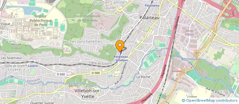 localisation de l'entreprise SCI LES CHEVRES DE GABVEAU à PALAISEAU