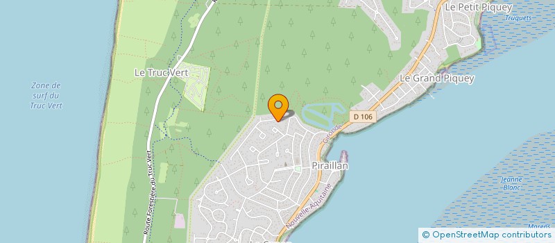 localisation de l'entreprise SCI LES CHEVREUILS à LEGE-CAP-FERRET