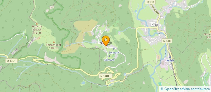 localisation de l'entreprise SCI LES CHEVREUILS  KRUTH