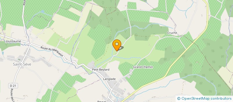 localisation de l'entreprise SCI LES CHEVREUILS  SAINT-HILAIRE-DE-LA-NOAILLE