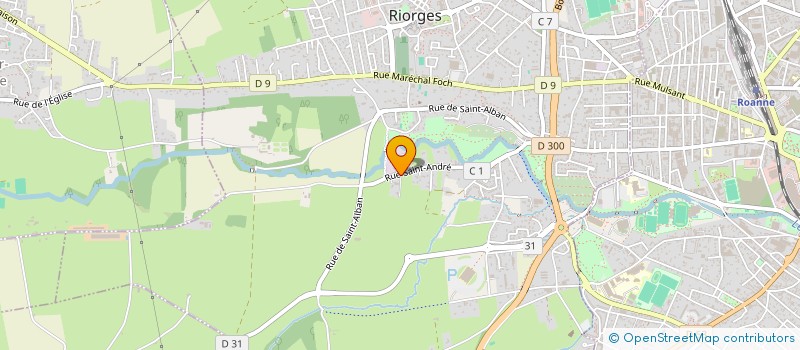 localisation de l'entreprise SCI LES CHEVREUILS à RIORGES