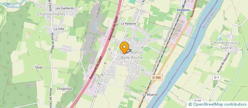 localisation de l'entreprise SCI LES CHEVRIERES  SAINT-MARTIN-BELLE-ROCHE