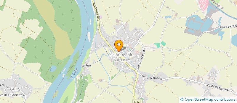 localisation de l'entreprise SCI LES CHEVRIERES à SAINT-BENOIT-SUR-LOIRE