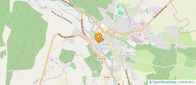 localisation de l'entreprise SCI LES CHEVRONS  ORBEC