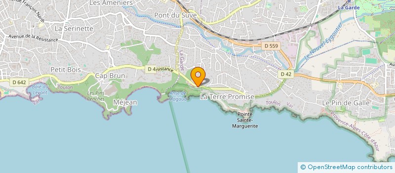 localisation de l'entreprise SCI LES CHIMERES à LA GARDE