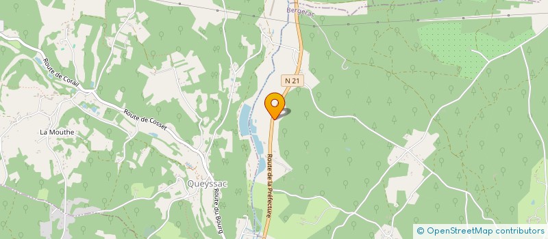 localisation de l'entreprise SCI LES CHIPIES  LAMONZIE-MONTASTRUC