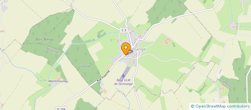 localisation de l'entreprise SCI LES CHIPOUNES  SERMANGE