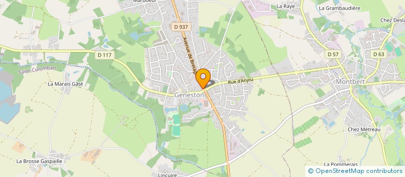 localisation de l'entreprise SCI LES CHOCTIERES  GENESTON