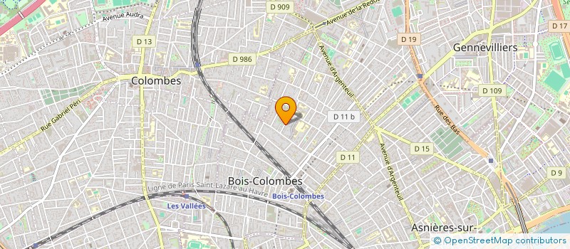 localisation de l'entreprise SCI LES CHONS à BOIS-COLOMBES