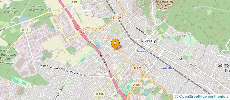 localisation de l'entreprise SCI LES CHOUANS  TAVERNY