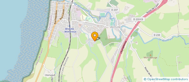 localisation de l'entreprise SCI LES CHOUPES  WIMILLE