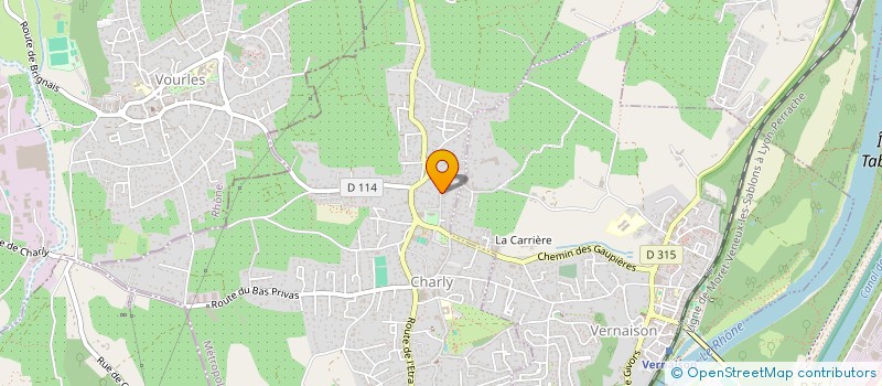 localisation de l'entreprise SCI LES CHOUPINETTES  CHARLY