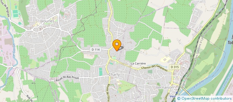 localisation de l'entreprise SCI LES CHOUPINETTES II  CHARLY