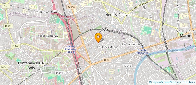 localisation de l'entreprise SCI LES CHOUX  LE PERREUX-SUR-MARNE
