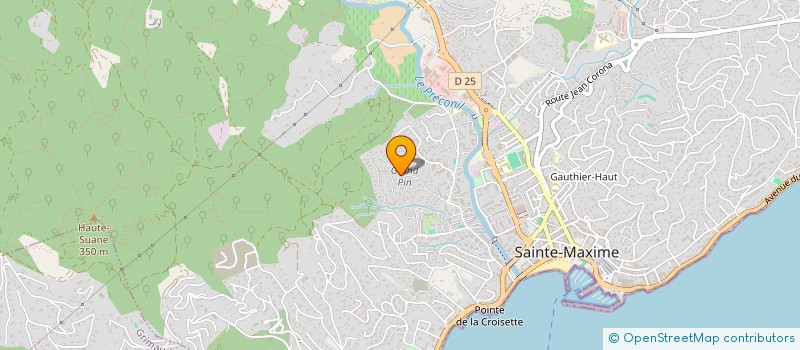 localisation de l'entreprise SCI LES CHOZEAUX à SAINTE-MAXIME