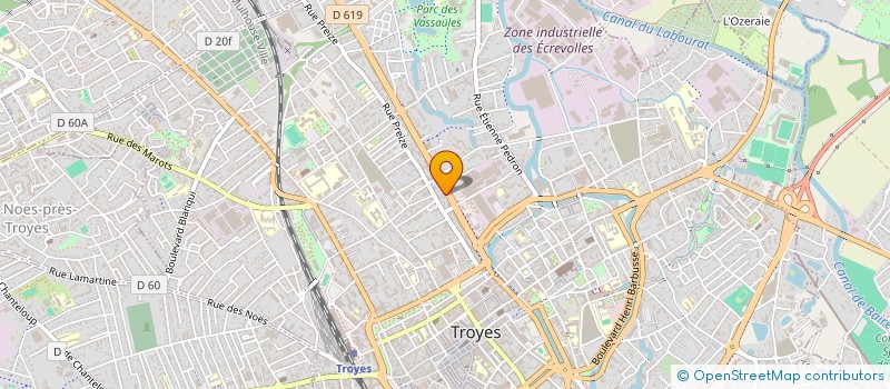 localisation de l'entreprise SCI LES CHRYSANTHEMES  TROYES