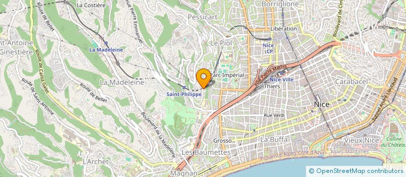 localisation de l'entreprise SCI LES CHRYSANTHEMES à NICE