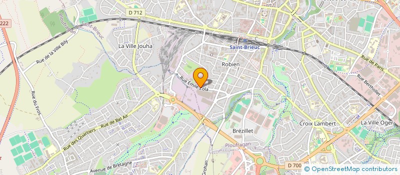 localisation de l'entreprise SCI LES CICOGNES à SAINT-BRIEUC