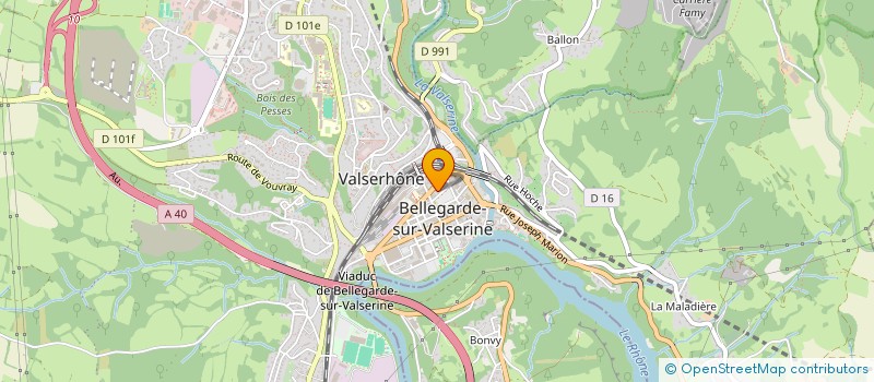 localisation de l'entreprise SCI LES CIGALES à VALSERHONE