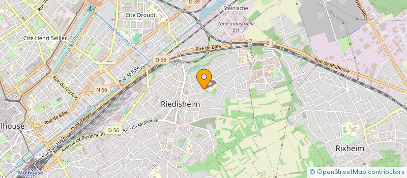 localisation de l'entreprise SCI LES CIGALES  RIEDISHEIM