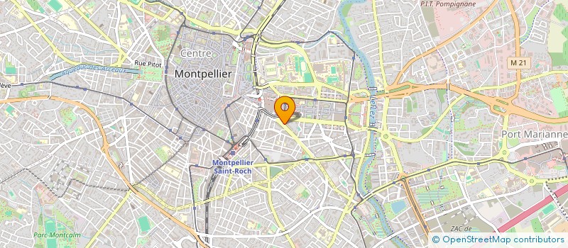 localisation de l'entreprise SCI LES CIGALES à MONTPELLIER