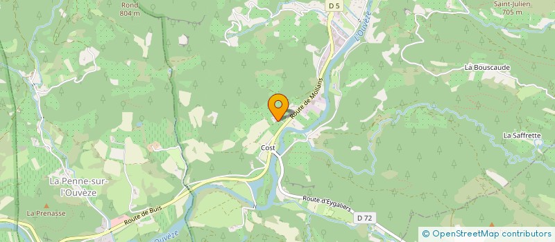 localisation de l'entreprise SCI LES CIGALES à BUIS-LES-BARONNIES