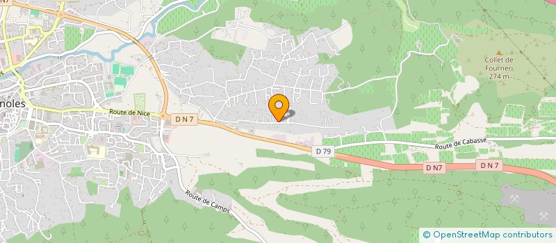 localisation de l'entreprise SCI LES CIGALES à BRIGNOLES