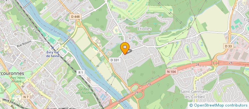 localisation de l'entreprise SCI LES CIGALES  CORME-ECLUSE