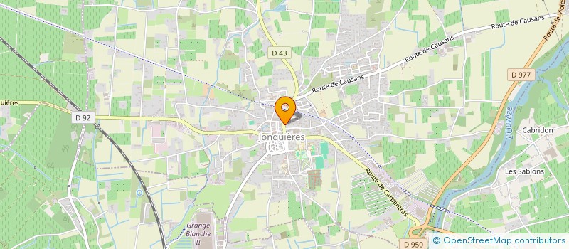 localisation de l'entreprise SCI LES CIGALES  JONQUIERES