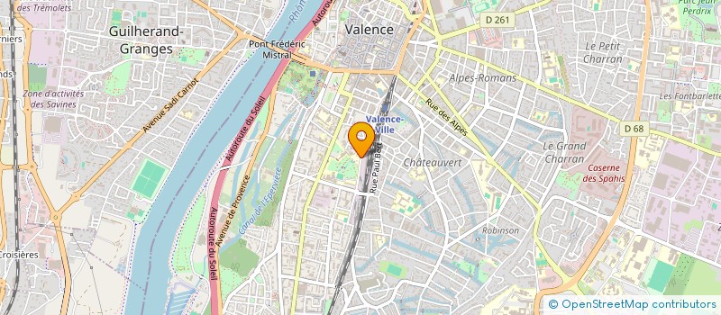 localisation de l'entreprise SCI LES CIGALES à VALENCE