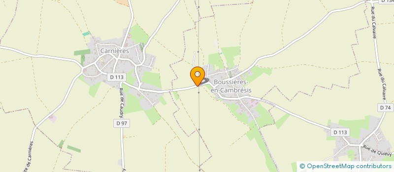 localisation de l'entreprise SCI LES CIGALES à BOUSSIERES-EN-CAMBRESIS