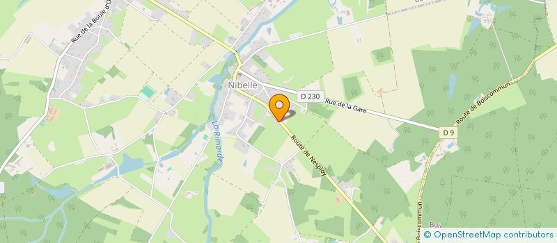 localisation de l'entreprise SCI LES CIGALONS à NIBELLE