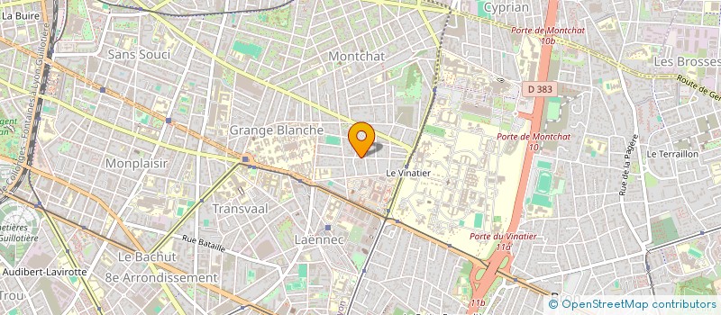 localisation de l'entreprise SCI LES CIGALONS  LYON