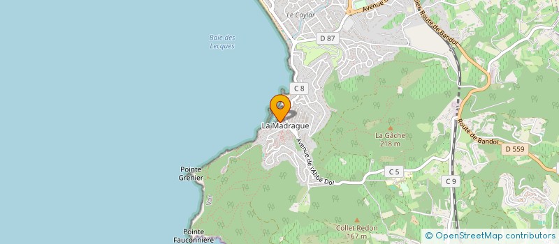 localisation de l'entreprise SCI LES CIGALONS à SAINT-CYR-SUR-MER