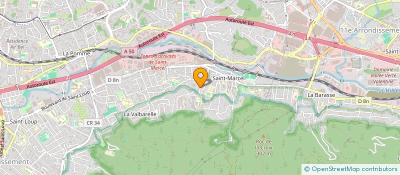 localisation de l'entreprise SCI LES CIGALONS à MARSEILLE
