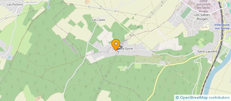 localisation de l'entreprise SCI LES CIGANINHOS  VILLENEUVE-SUR-YONNE