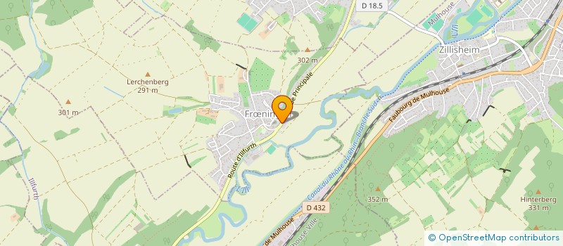 localisation de l'entreprise SCI LES CIGOGNES  FRNINGEN