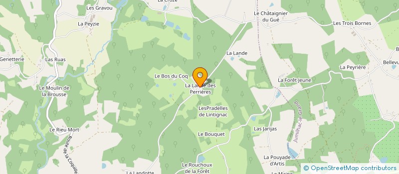 localisation de l'entreprise SCI LES CIGOGNES  THIVIERS