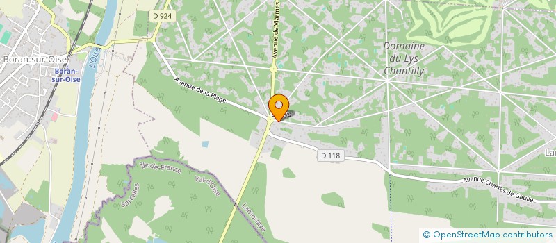 localisation de l'entreprise SCI LES CIGOGNES  LAMORLAYE